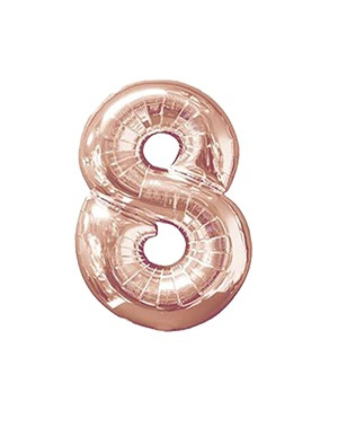 Rose Gold Birthday Balloon Numbers - Revery flowers