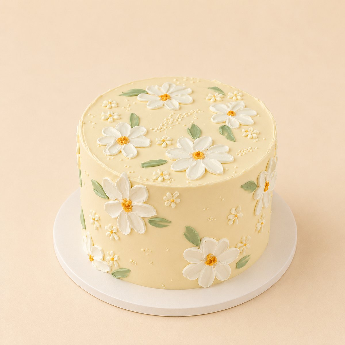 Golden Daisy cake