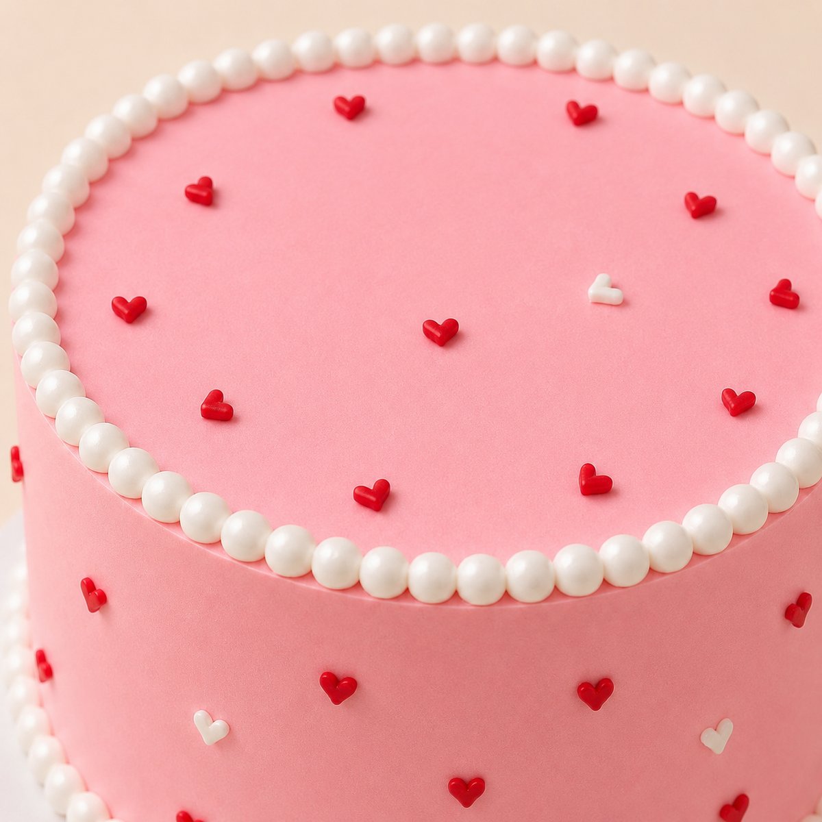 Candy Hearts cake