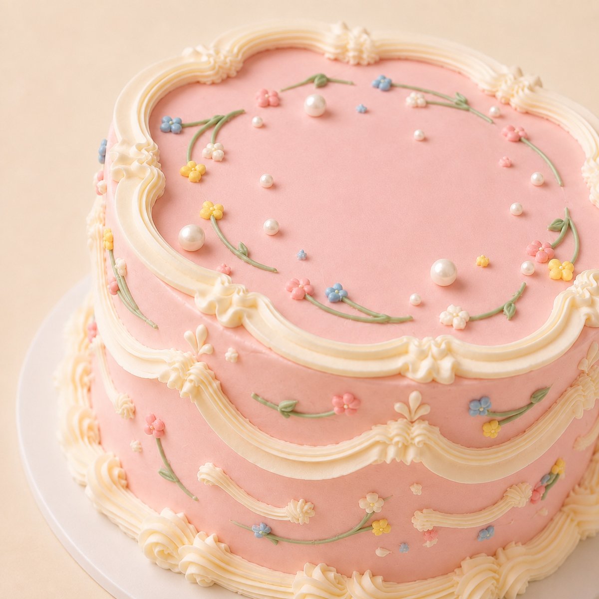 Sweet Rosette cake
